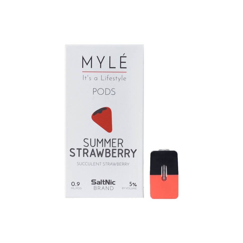 MYLE Replacement Flavor Pods - (4 Pack) - Summer Strawberry