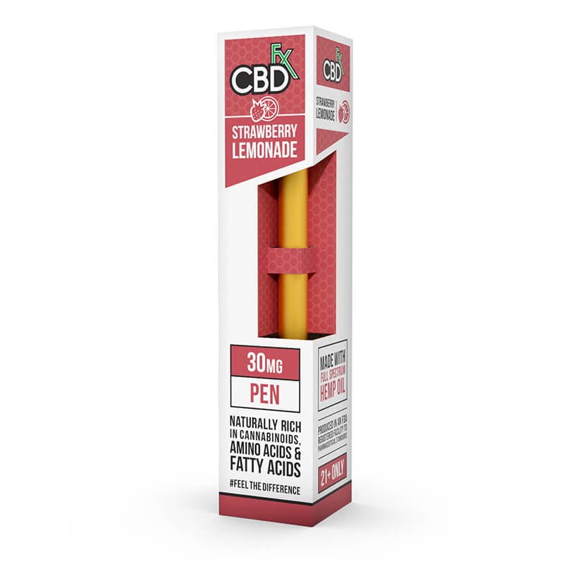 Strawberry Lemonade CBD Disposable Vape Pen by CBDfx